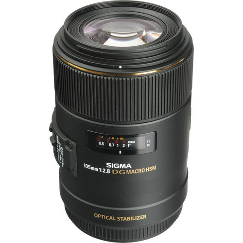 Sigma 105mm F/2.8 EX DG OS HSM Macro Lens For Canon EF