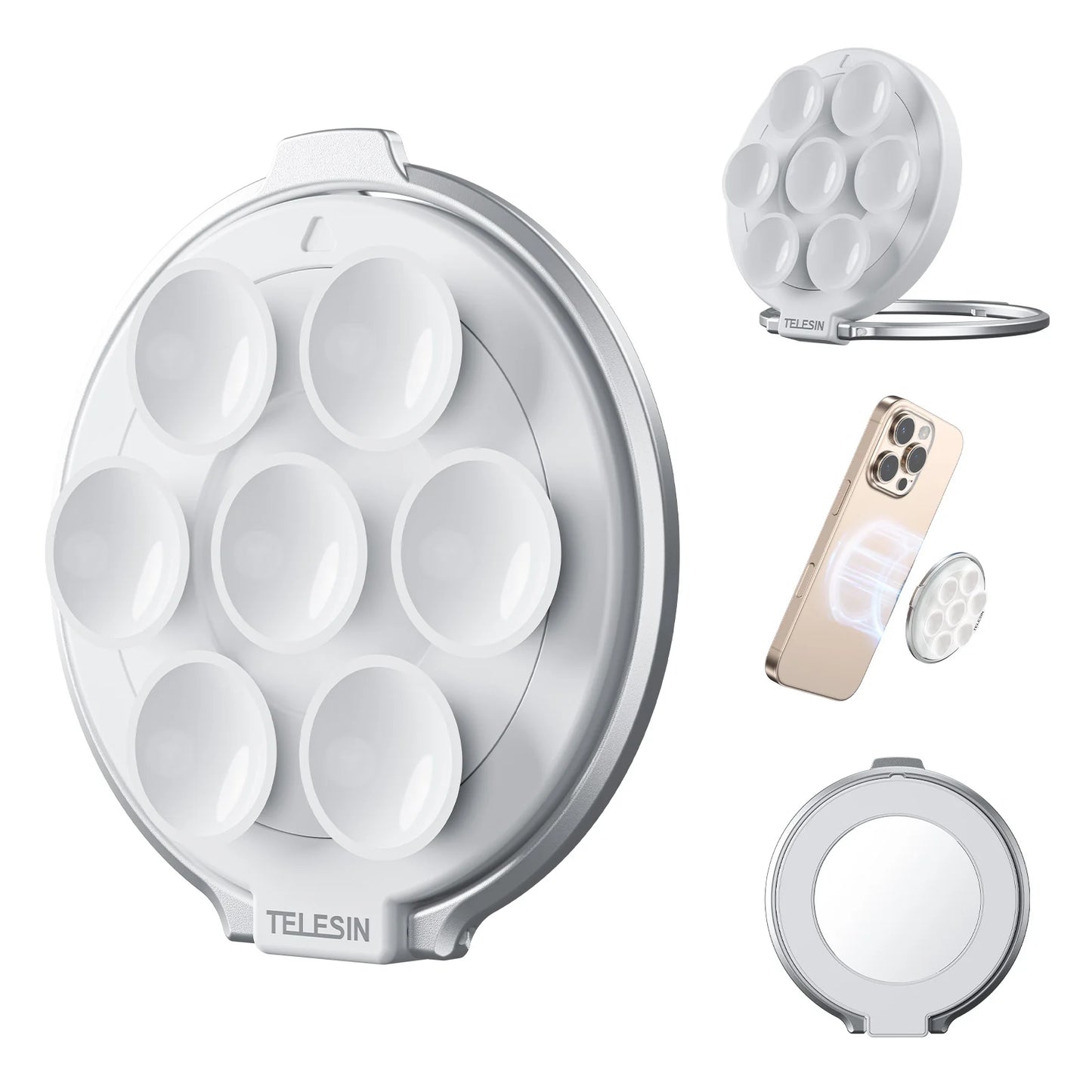 TELESIN Magnetic Suction Cup Mount P3-SUS-01