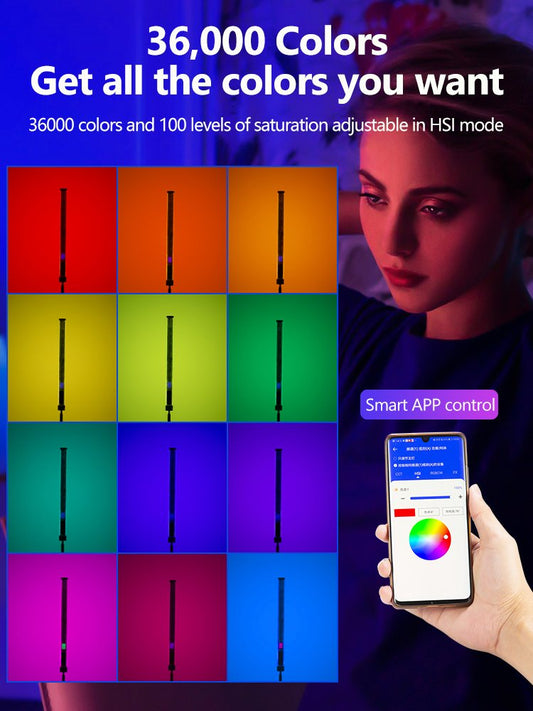 SUTEFOTO TP25 RGB APP Full Color Tube Light