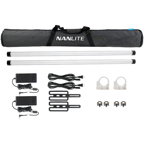 Nanlite PavoTube II 30X RGB LED Pixel Tube Light 2-Light Kit