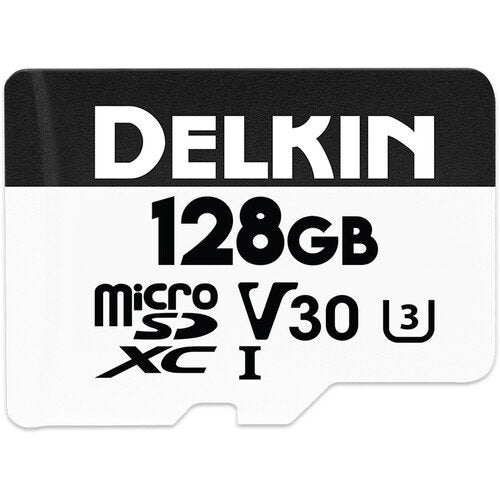 Delkin Devices 128GB Hyperspeed UHS-I microSDXC Memory Card with SD Adapter