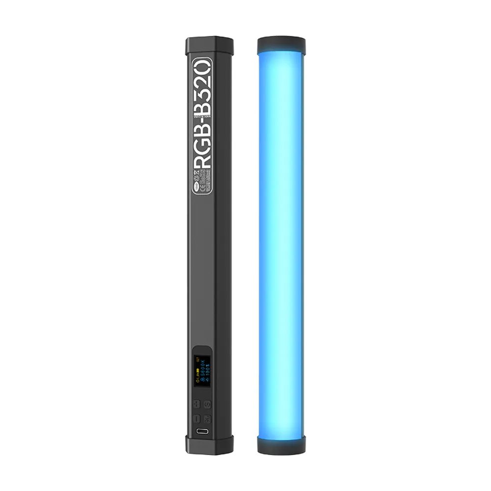 Sidande RGB B320S Handheld 32CM RGB LED Video Light with Bluetooth Control
