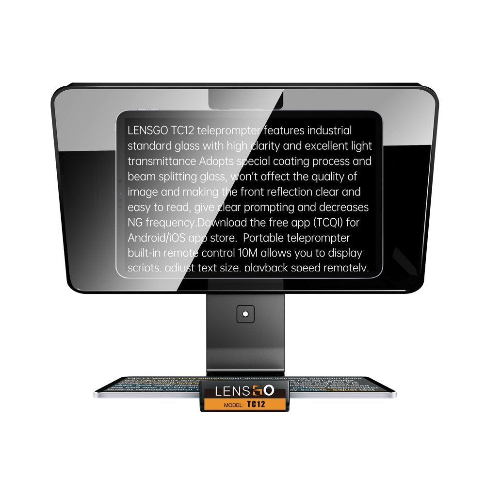 LENSGO TC12 Portable Teleprompter 12.9″LENSGO TC12 Portable Teleprompter 12.9″