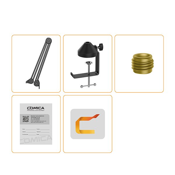 Comica MS1-L Studi Boom Arm Mic Stand