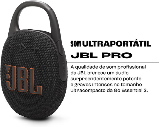 JBL Clip 5 Waterproof Bluetooth Speaker – Ultra-Portable, 12H Playtime