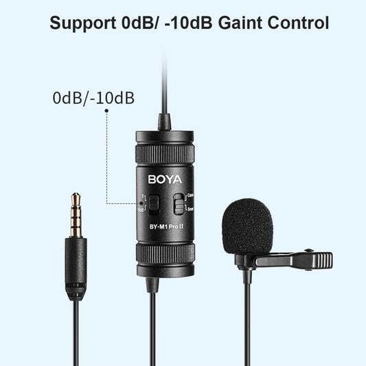 BOYA 3.5mm lapel microphone