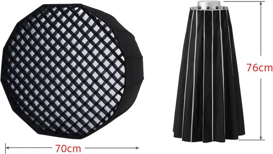 FxStudio DSG01G Quick-up Deep Parabolic 70cm + Grid ( Metal )