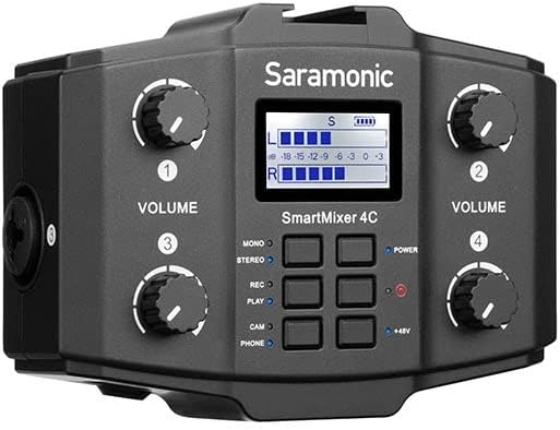 Saramonic 4-channel Microphone Mixer With Phantom Power 4C