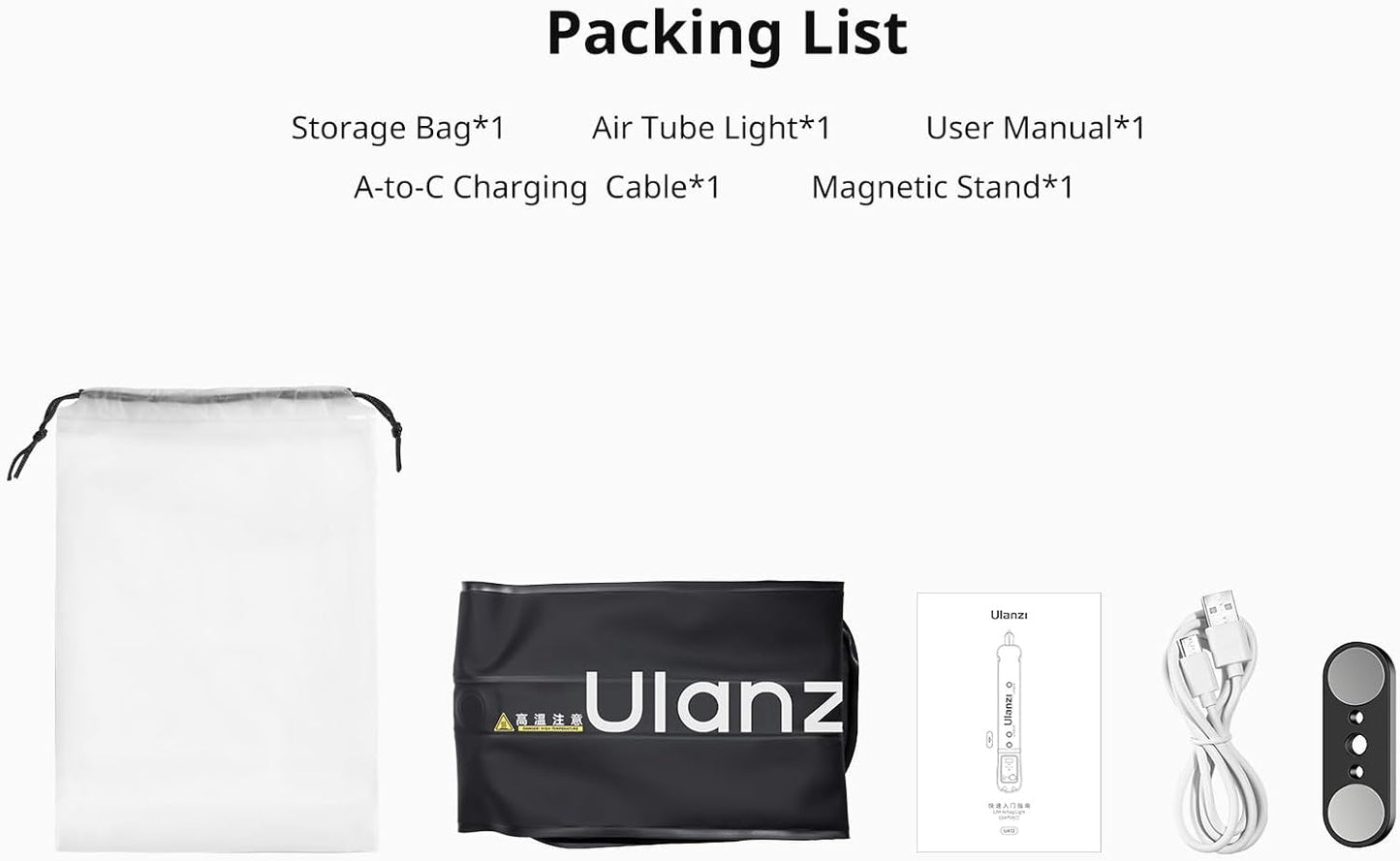 Ulanzi UA20 Portable Air Tube Light (20W)