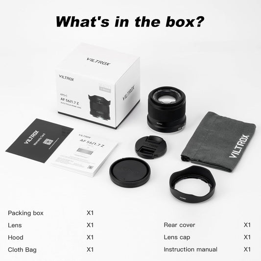 Viltrox 56mm f/1.7 Air لتركيب Nikon Z