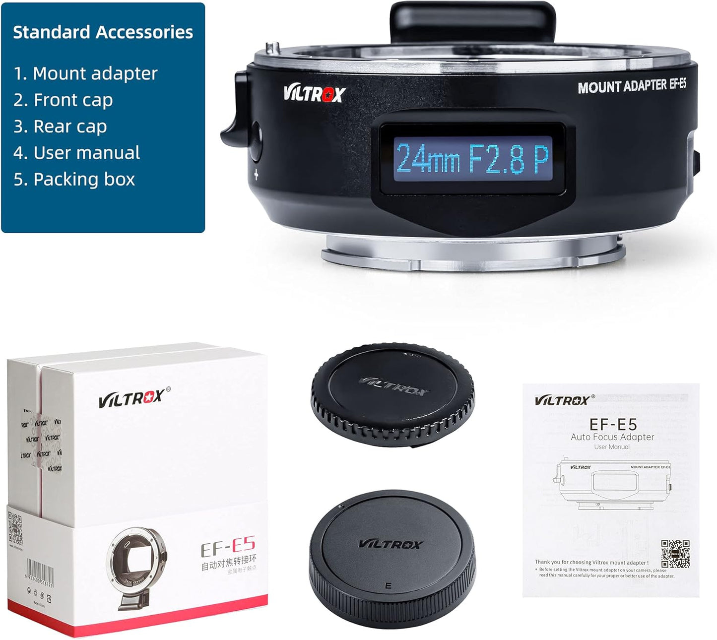 Viltrox Auto Focus Canon EF/EF-S lenses to Sony E-Mount Cameras