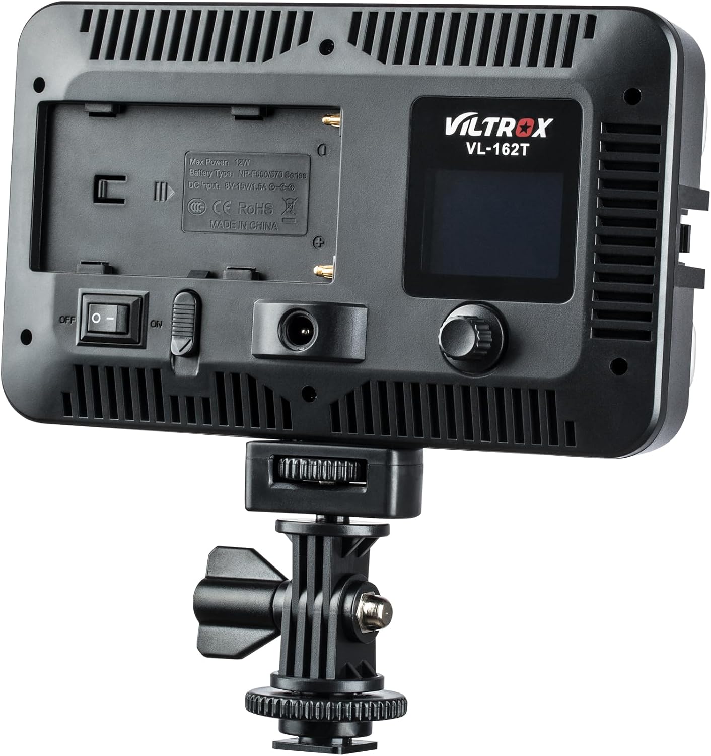 Viltrox VL-162T CRI95+ LED Video Light, Portable Camera Photo Light Panel
