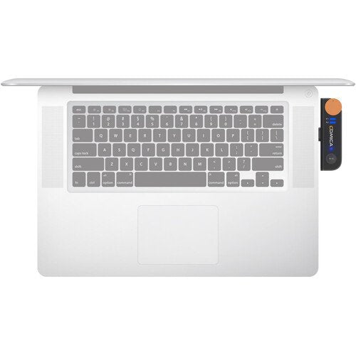 Comica Audio Vimo S UC 2-Person Wireless Microphone System with USB-C Connector for Mobile Devices (White, 2.4 GHz)