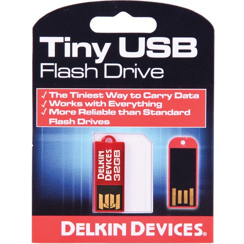 Delkin Devices 32 GB Tiny USB Flash Drive