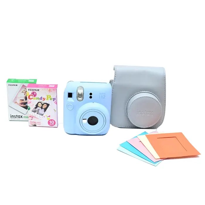 FUJIFILM Instax Mini 12 Gift Box Flaura & Fauna – Pastel Blue