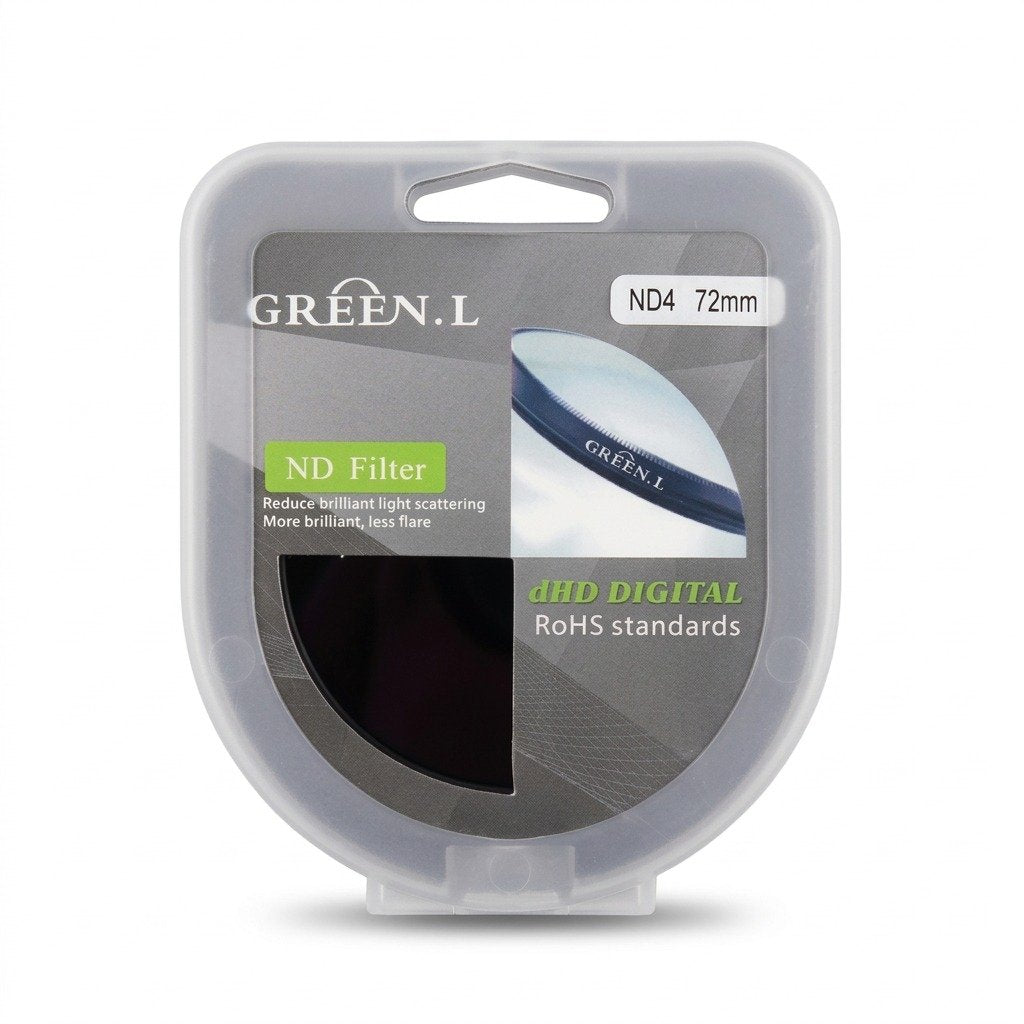 Green.L ND4 72mm – Neutral Density Filter