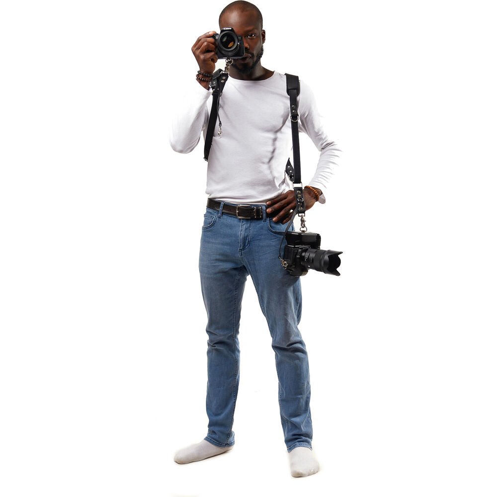 Generic Dual Camera Strap (Black)