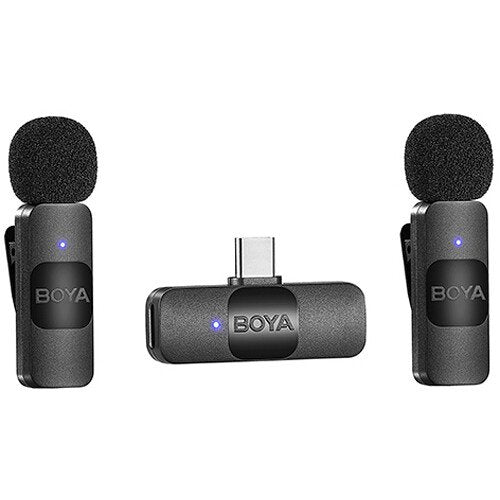 BOYA BY-V20 DUO Wireless Microphone with USB-C for Android Devices