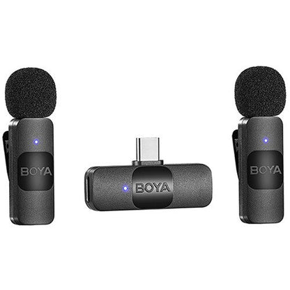 BOYA BY-V20 DUO Wireless Microphone with USB-C for Android Devices