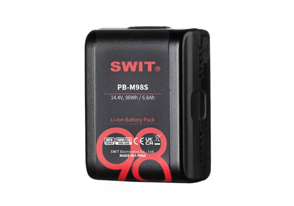 SWIT PB-M98S 14.4V 98Wh Pocket Battery with D-Tap and USB Output (V-Mount)