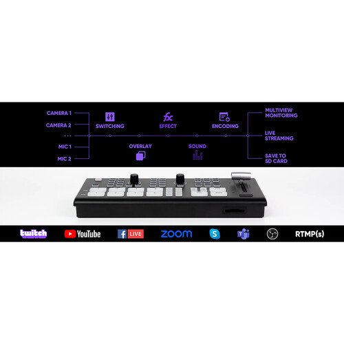 OSEE GoStream Deck 4K HDMI/USB Live Streaming Video Switcher