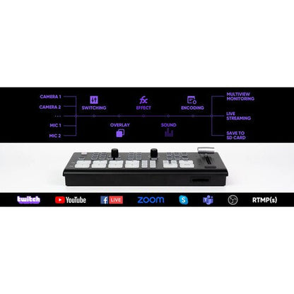 OSEE GoStream Deck 4K HDMI/USB Live Streaming Video Switcher