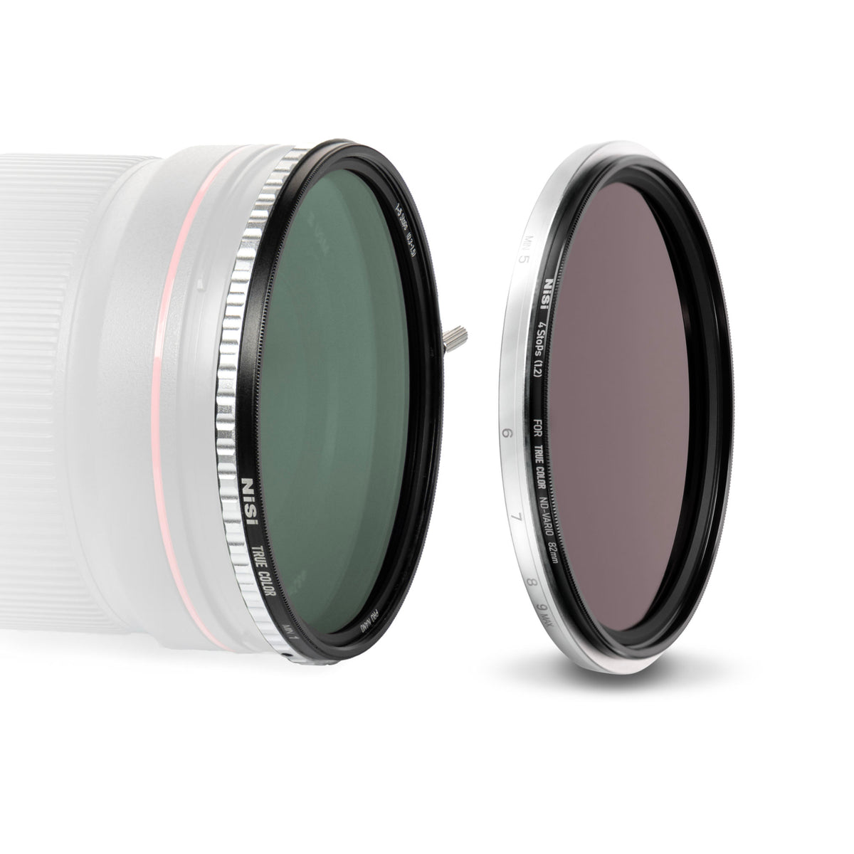 NiSi SWIFT True Color VND Kit 1-9 Stops (1-5 Stops VND + 4 Stop ND) 82mm