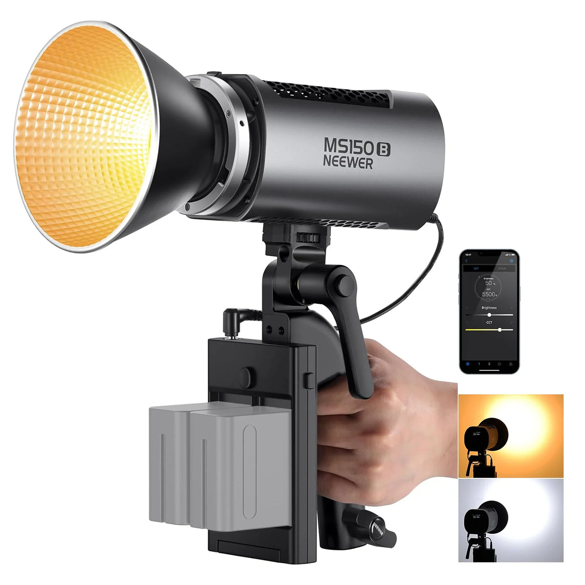 Neewer MS150B Bi-Color LED Video Light