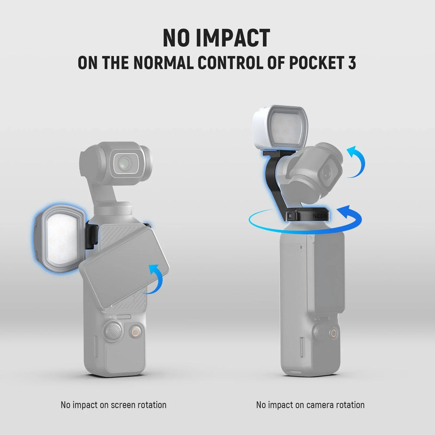 NEEWER BASICS M21 Magnetic Auxiliary Light For DJI OSMO Pocket 3