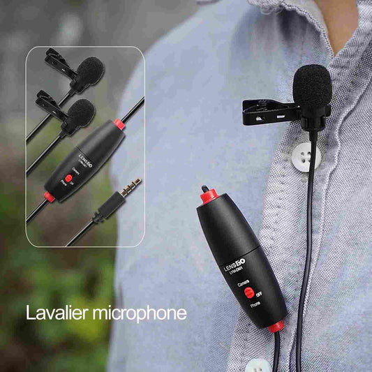 LENSGO DM1 Lavalier Microphone and Dual Microphone