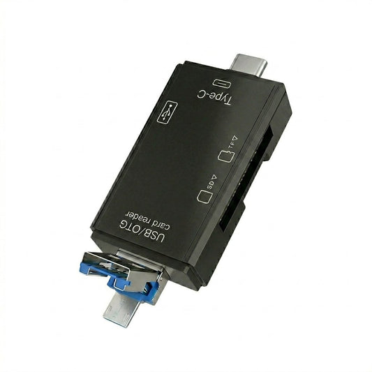 Generic 6-in-1 USB-C & OTG Micro SD Card Reader Adapter