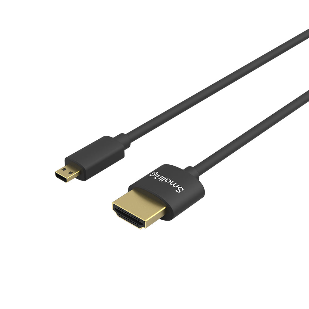 SmallRig Ultra-Slim Micro-HDMI to HDMI Cable (22″) 3043B