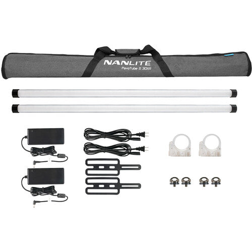 Nanlite PavoTube II 30XR RGB LED Pixel Tube Light (4′, 2-Light Kit)