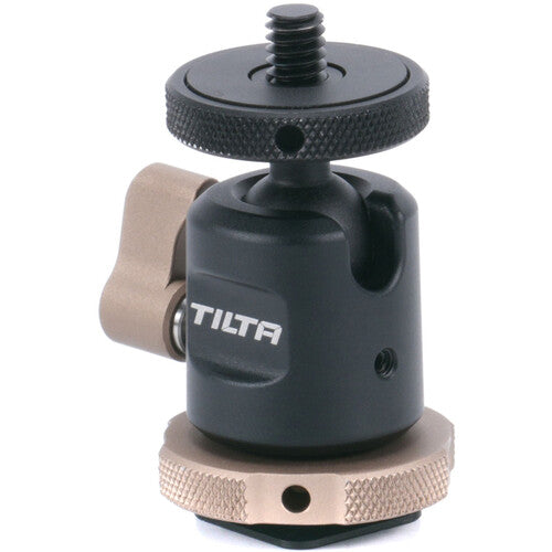 Tilta Mini Ball Head Mount with Cold Shoe TA-MBH-CS-B