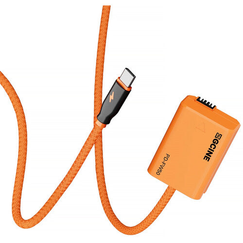 ZGCINE USB-C PD to Sony NP-FW50 Dummy Battery Cable braided wire (PD-FW50)