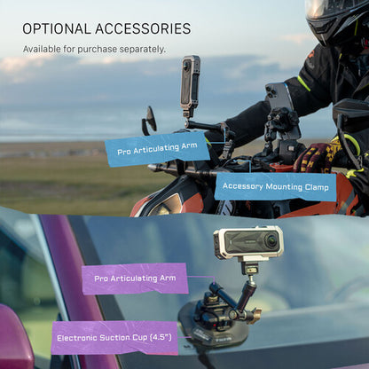 Tilta Full Camera Cage for Insta360 X5 (Titanium Gray) TA-T90-FCC-TG