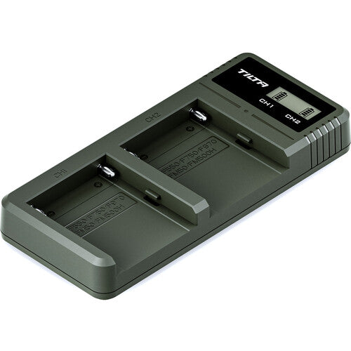Tilta 2-Bay NP-F/L-Series Battery Charger TBC-LS-GN