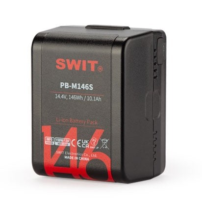 SWIT PB-M146S 146Wh Pocket V-Mount Battery — Tiny, Fly-Safe & High-Load Power