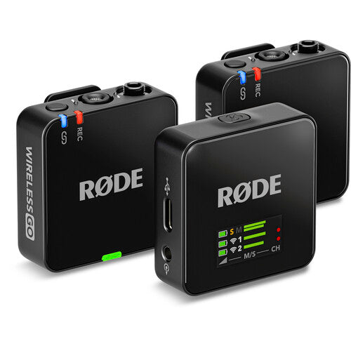 RODE Wireless GO Gen 3 – 2-Person Wireless Mic System (Black)