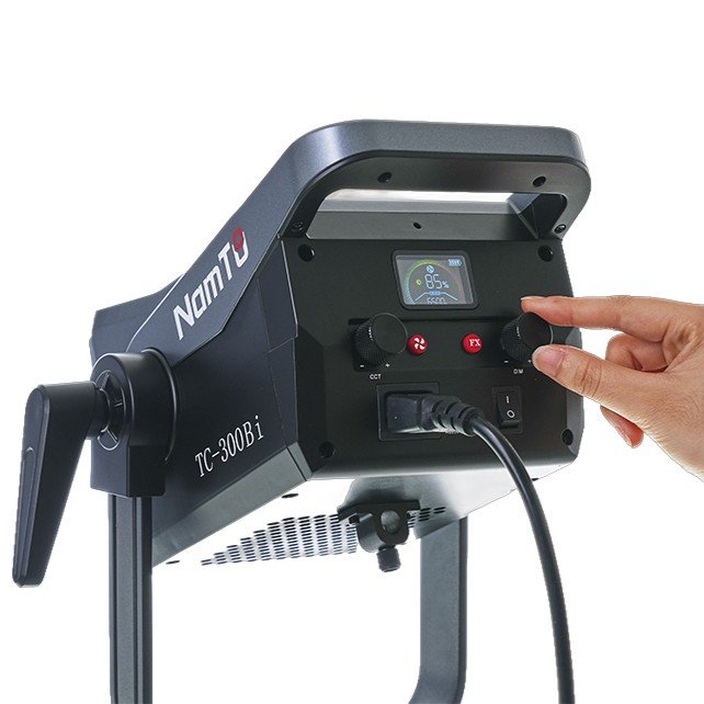 NamTu TC-300Bi 330W Bi-Color LED Video Light 2700K-6500K, CRI 97 (Gray)
