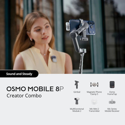 DJI Osmo Mobile 8P Creator Combo Smartphone Gimbal