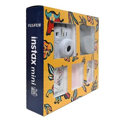 FUJIFILM Instax Mini 12 Gift Box Flaura & Fauna – Clay White