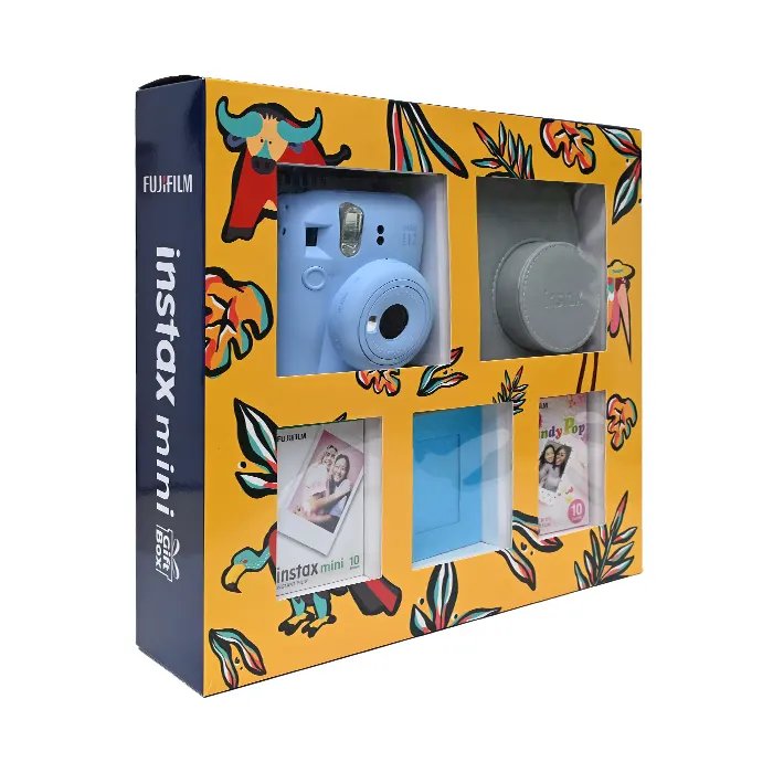 FUJIFILM Instax Mini 12 Gift Box Flaura & Fauna – Pastel Blue