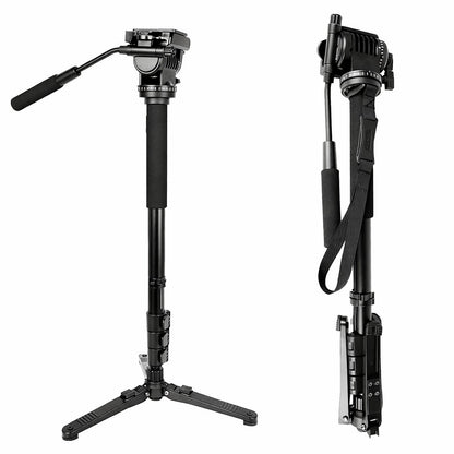 Kingjoy Monopod MP208F Base and Fluid Head VT-1510