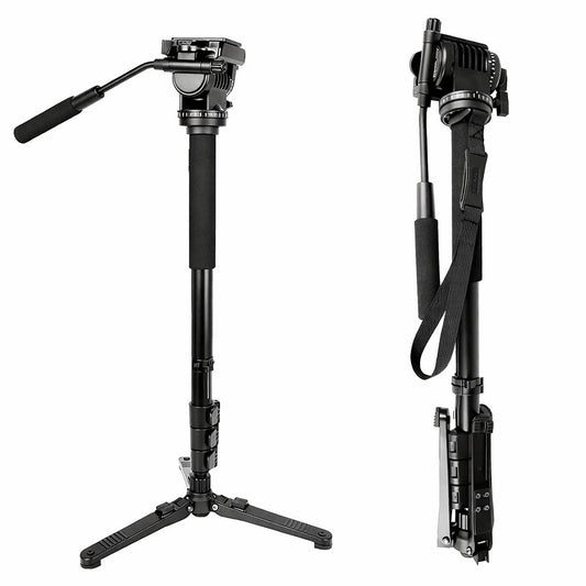 Kingjoy Monopod MP208F Base and Fluid Head VT-1510