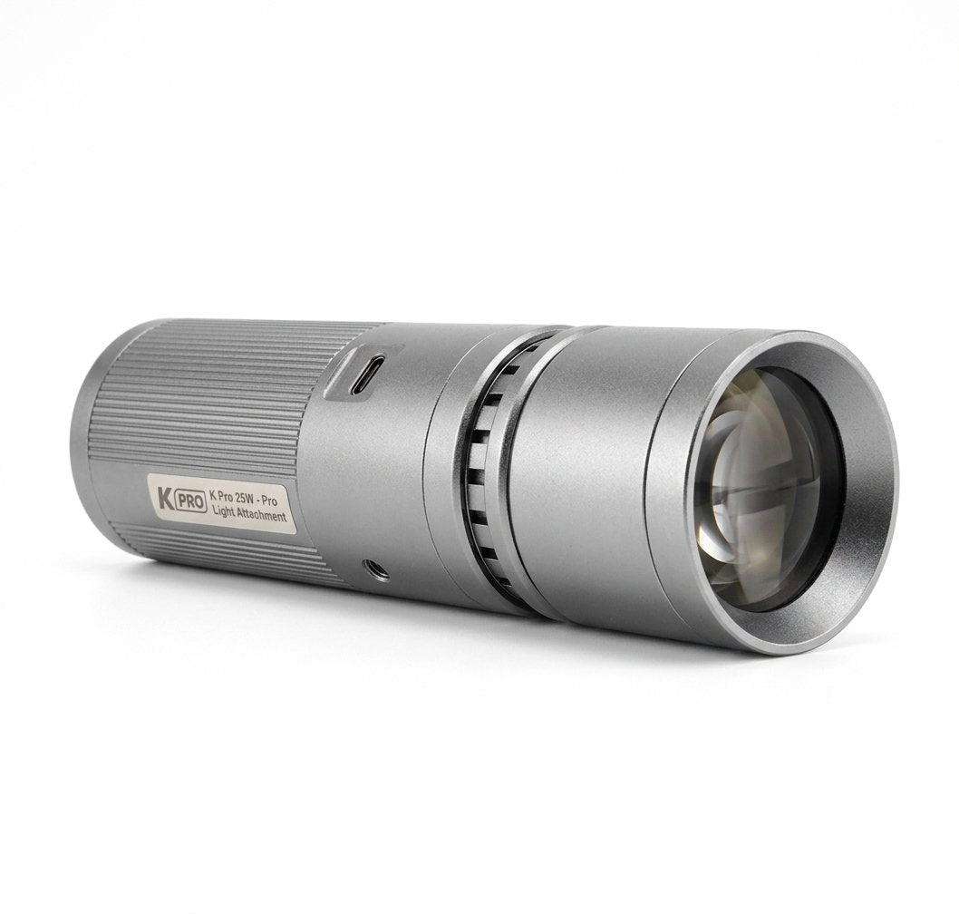 KPro 25W LED Spotlight – 4-Color Lighting Modes Compact Studio Light