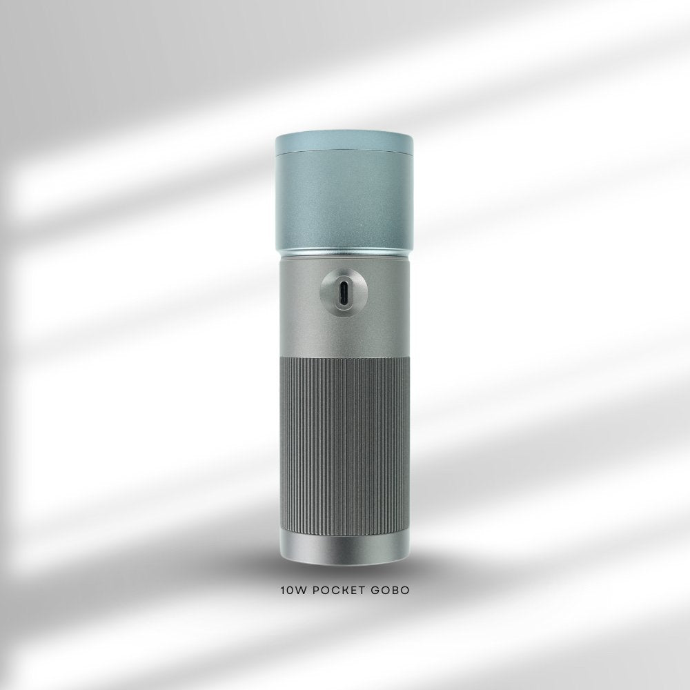 Sidande 10W Videography Flashlight Combo with Projection Kit – 8400mAh Battery