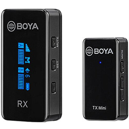 BOYA BY-XM6-S1 Ultracompact Wireless Microphone System for Cameras and Smartphones (2.4 GHz)