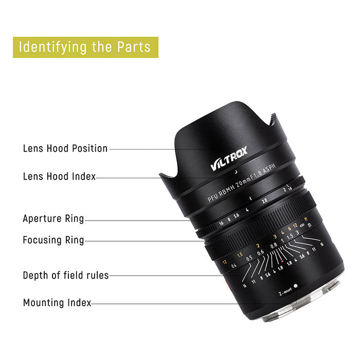 VILTROX 20mm for Nikon Z F1.8