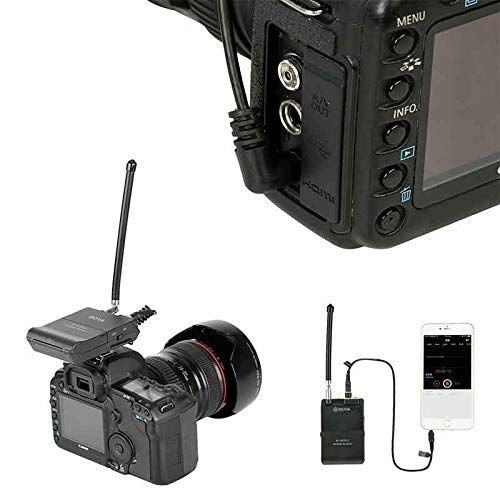 Boya Camera-Mount VHF Wireless Omni Lavalier Microphone, Black – BY-WFM12